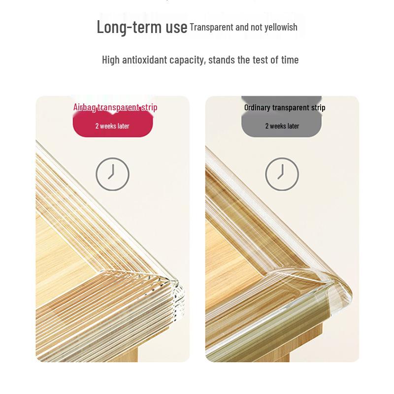 Clear Baby Anti-Collision Strip: Table and Corner Protector