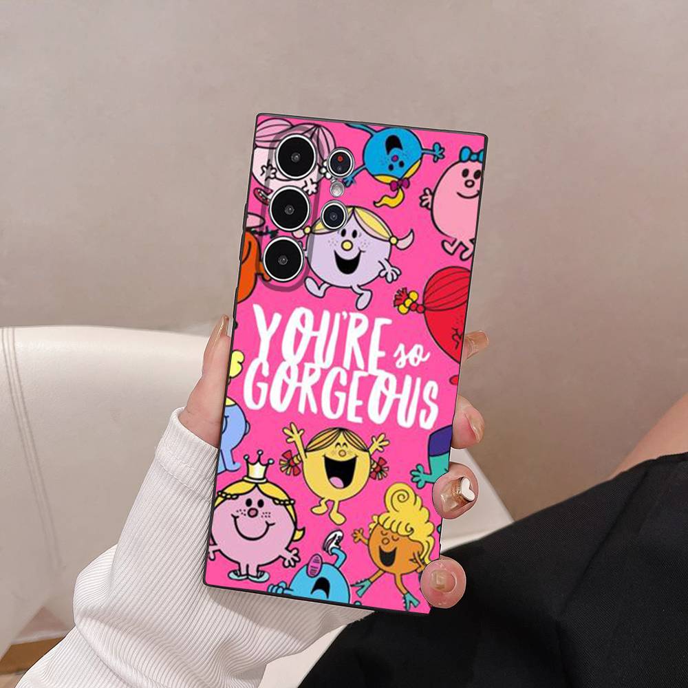 Gifts Mr Men And Little MisS Phone Case For Samsung S series s21 s22 s23 s24 s25 FE Plus Ultra TPU Soft to Skin-friendly case