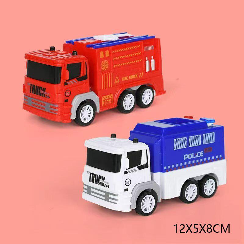 Children's Four-Wheel Drive Stunt Excavator Toy Car