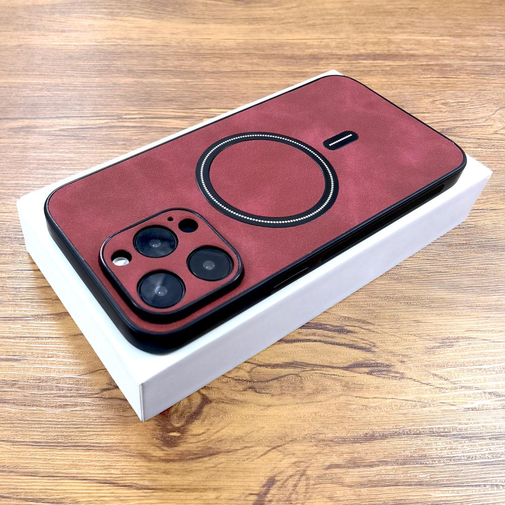 Luxury Leather Retra Case For iPhone 17 16E 16 15 14 13 12 11 Pro Max Air 16Pro 15Pro Magsafe Wireless Charge Mag Safe Cover