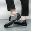 Scarpe Derby da Uomo Colorblock in Pelle Intagliata - Punta Affusolata, Stringate, Taglie Forti, Formali & Casual