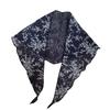 Triangle scarf scarf women's fashion decorative small scarf versatile silk scarf high-end floral headscarf summer women's pastoral headband