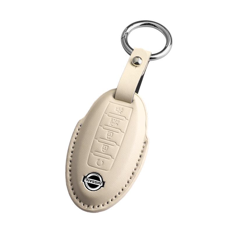 Pinke Schlüsselhülle für Nissan Patrol Y62 5-Tasten Smart-Schlüssel (2018-2019)