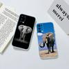 Tier Elefant Handyhülle für Motorola G14 G15 G24 G30 G31 G32 G34 G41 G42 G51 G52 G50 G60S G60 G62 G72 G71 G73 G84 G85 G200 E32