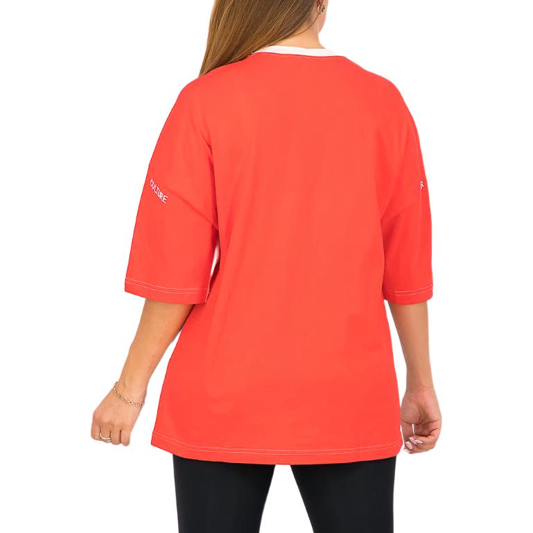 Puma Casual Round Neck Short Sleeve T-Shirt Women tops Pink 598529-17