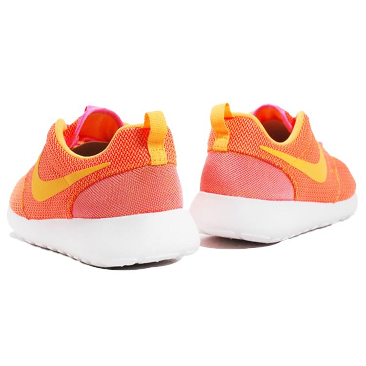 New Nike Rosherun Pink Glow/Atomic Mango Summit White Volt Women's 511882-607