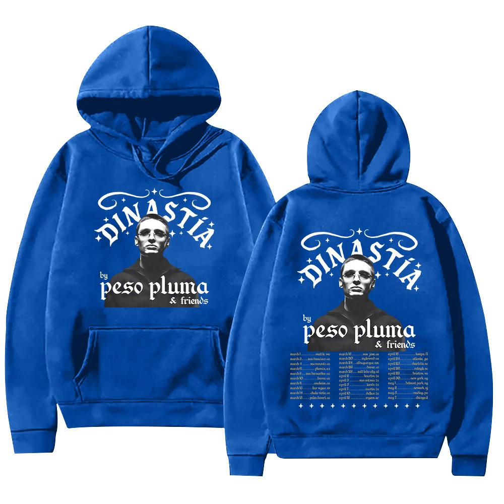 Peso Pluma DINASTIA Tour 2026 Hoodies Men Woman Fashion Casual Hoody Sweatshirt Hip Hop Retro Harajuku Streetwear