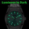 Mens Watches Stainless Steel Belt Quartz Wrist Watch Man Business Watch Calendar Date Luminous Male Casual Bracelet Clock