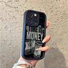 Grafický kryt na telefon s ilustrací dolarové bankovky pro IPhone 16 15 14 13 12 11 Pro Max Mini XR XS 7 8 Plus Měkký nárazuvzdorný zadní kryt