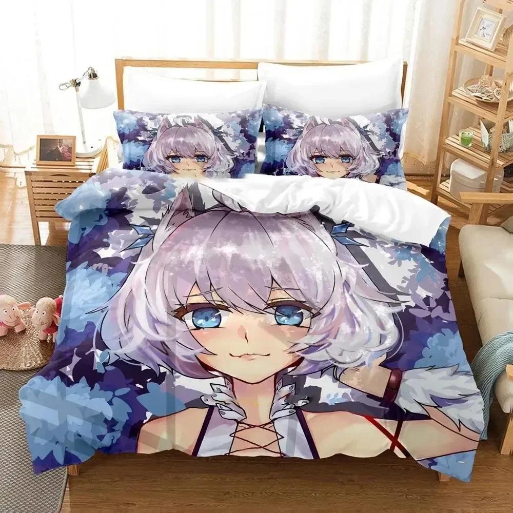 Anime Redo of Healer  Bedding Set Boys Girls Twin Queen Size Duvet Cover Pillowcase Bed Kids Adult Fashion Home Textileextile