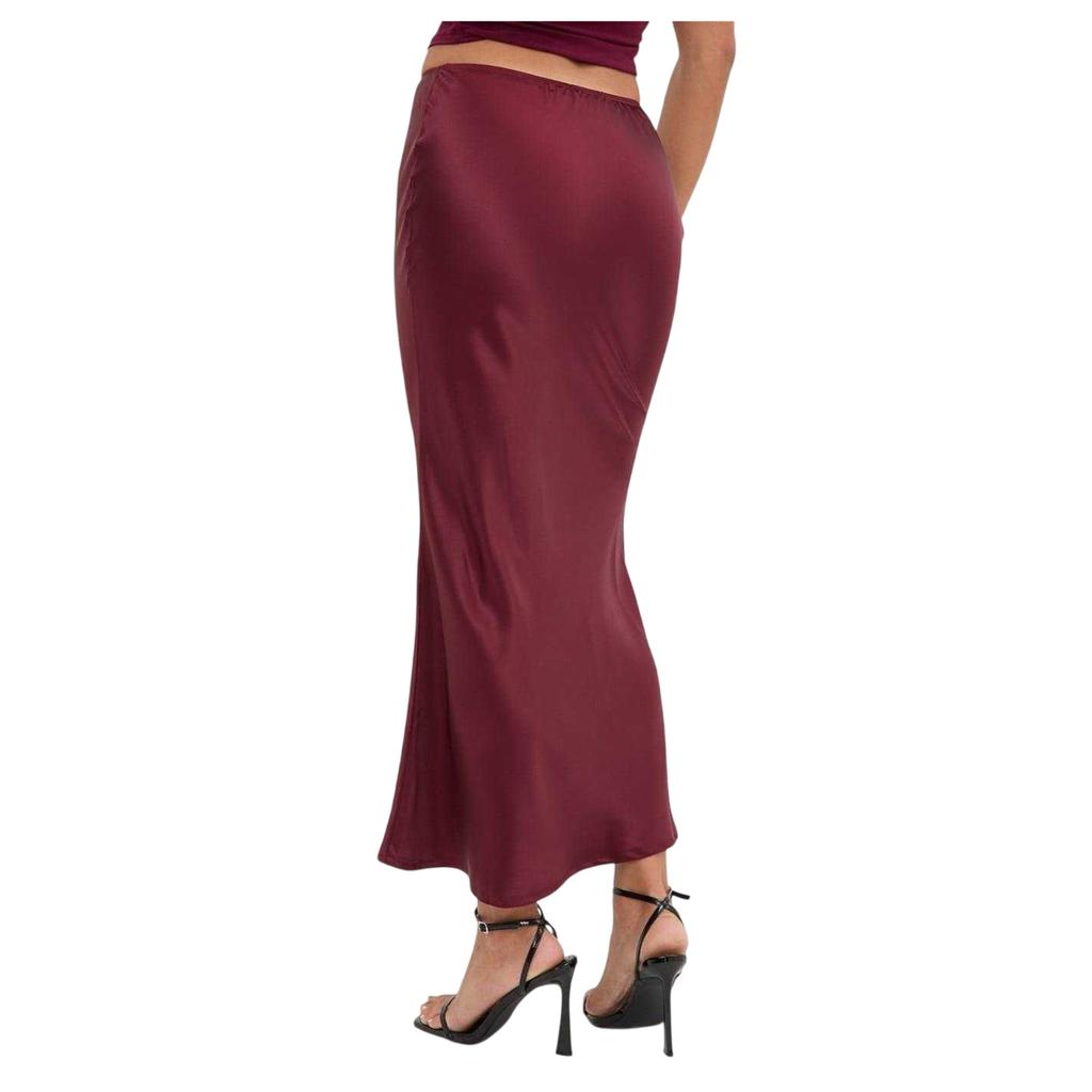 I Saw It First Womens/Ladies Satin High Waist Maxi Skirt