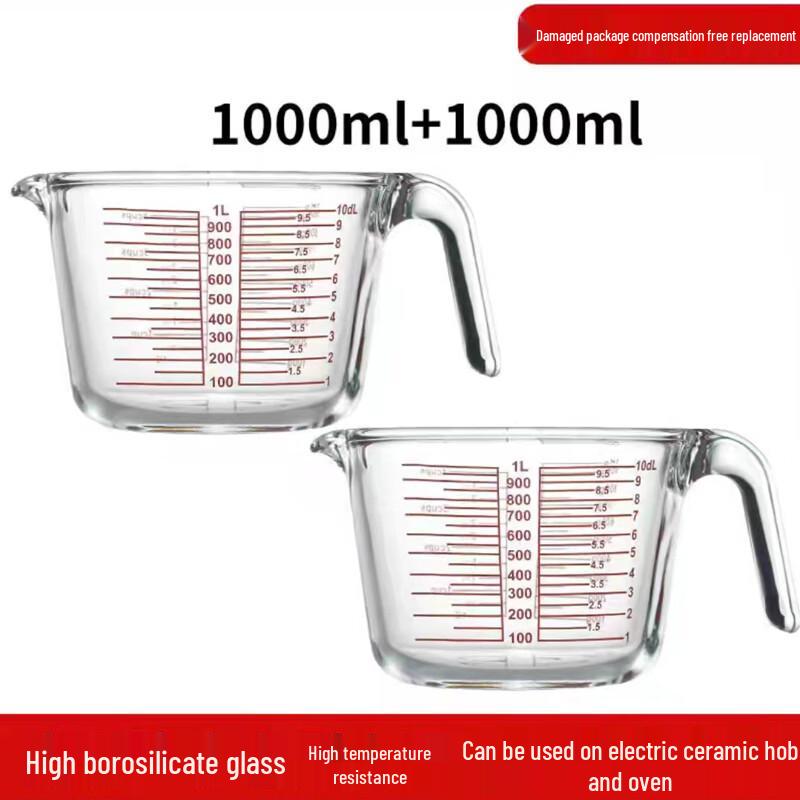 Мерные стаканы Flavinmci из термостойкого стекла со шкалой