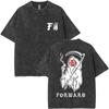 Forward Observations Group Vintage Washed Tshirt Men Women Fashion Oversized Short Sleeve Male Casual High Quality Cotton Tees