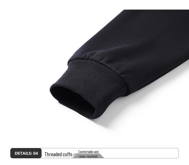 Unisex casualowa bluza z kapturem podszyta polarem: Okrągły dekolt, Luźny krój, Duży rozmiar, Długi rękaw, Idealny dla par