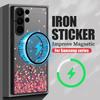 Magnetic Romantic Love Hearts Case For Samsung Galaxy S25 S24 FE S25 Edge S24 S23 S22 S21 Ultra S25 Plus For Magsafe Phone Cover