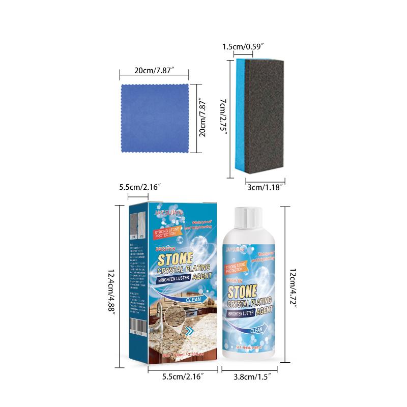 Agente di Placcatura Nano per Pietra Lucidante per Pietra Rimuovi Macchie Detergente Agente di Placcatura per Marmo Placcatura Nano Liquido Lucidante