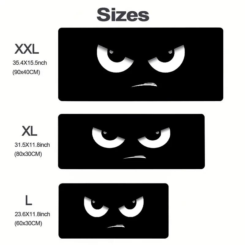 Cute expression Mouse Pad Kawaii Aesthetic Accessories office Gemer Anime Mousepad Large Desk Mat Lovely Pad for Computer Mouse