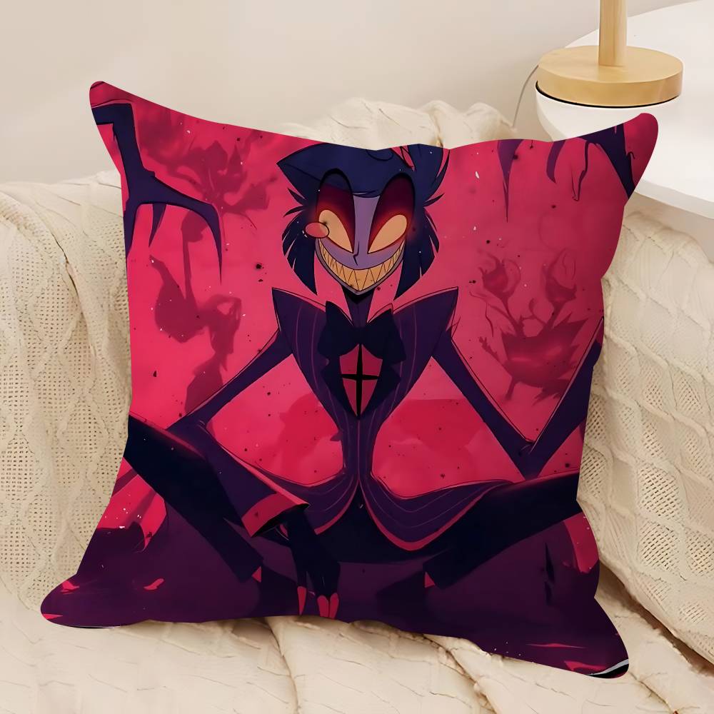 H-Hazbin A-Alastor Poszewka Zdejmowana Zmywalna Poszewka na Poduszkę – Miękka Pościel na Wszystkie Pory Roku