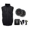 Best Answer Size with Black Full Strongest UV Made with Teijin Minotech 2025 Includes Electric Makes a Great Gift Air-Conditioned Vest, Black, 2L,