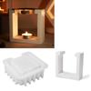 3D Candle Holder Mold Candlestick Holder Mold for Crafting Candlestick Holder Resin Craft Ornament Home Decoration