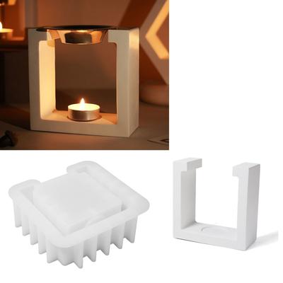 Forma 3D na świecznik, forma na świecznik do rękodzieła, ozdoba rzemieślnicza z żywicy na świecznik, dekoracja domu