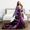 Soft Warm Blanket Decorative Helluva Boss Loona Throw Blanket  Flannel Bedspread For Outdoor Aesthetic Sofa Bed Cover