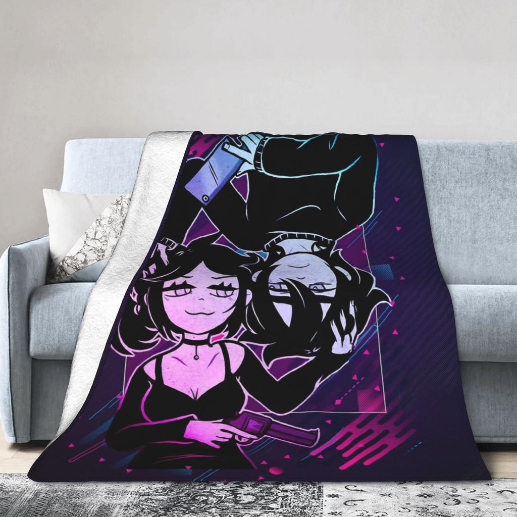 Ashley and Andrew Velvet Throw Blankets The Coffin of Andy and Leyley Modern Blanket for Bed Couch Super Warm Bedroom Quilt,