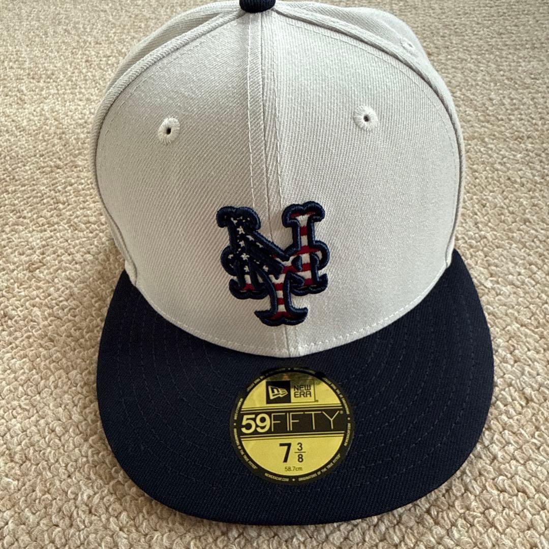 Used New Era 59FIFTY NY Mets Cap 7 3/8