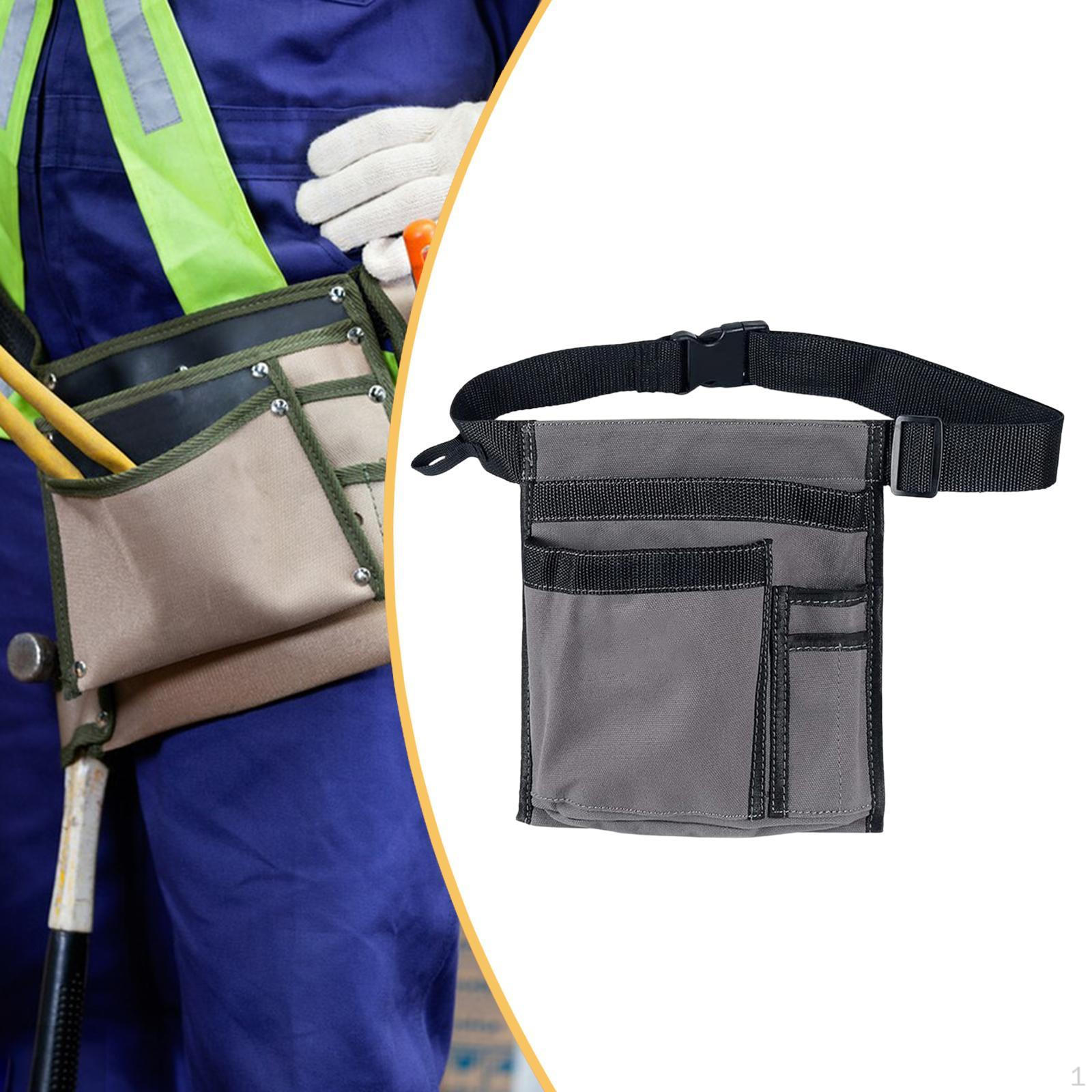 

Tool Apron Belt Waist Garden Gifts Oxford Cloth Utility Waists Pack Gray for Engineer