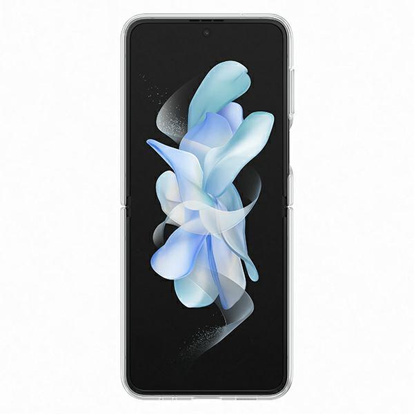 Custodia per Samsung Galaxy Z Flip 4 Clear Cover Anello Trasparente