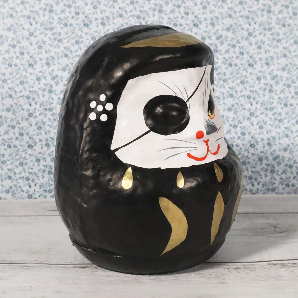 Castle Enterprises Date Daruma Nekomune Made in Japan Japanese Souvenir