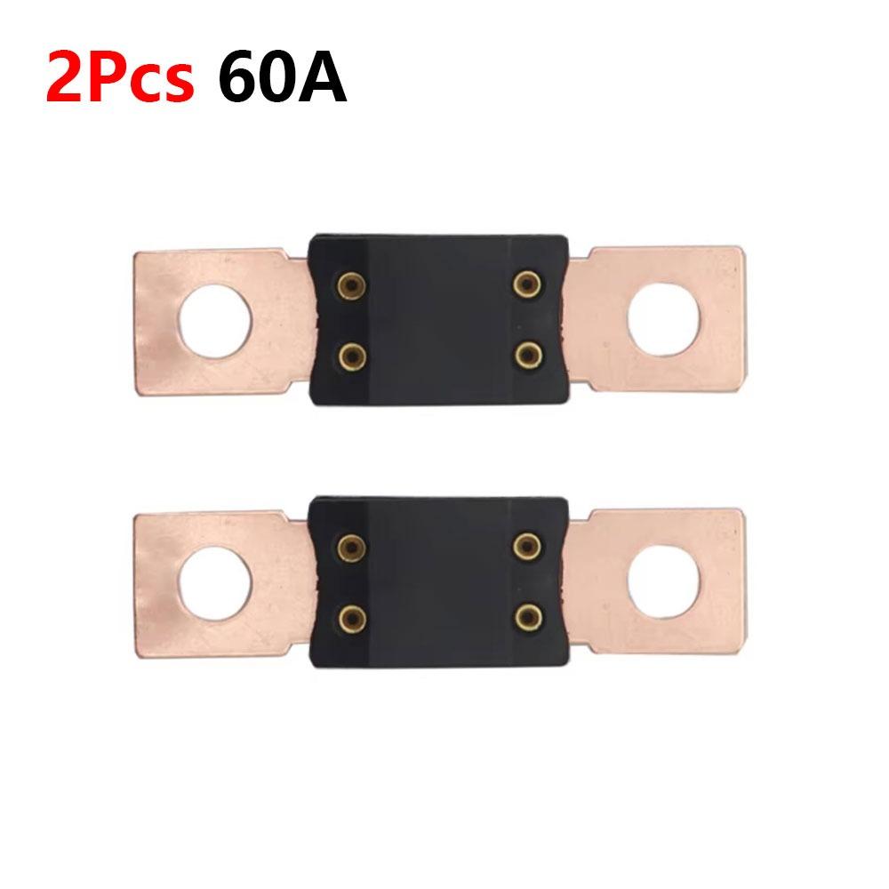 2Pcs 30A-500A ANL Car Fuse 32V Automotive Fuse Durable MEGA Fuse  for Car Audio Marine Boat