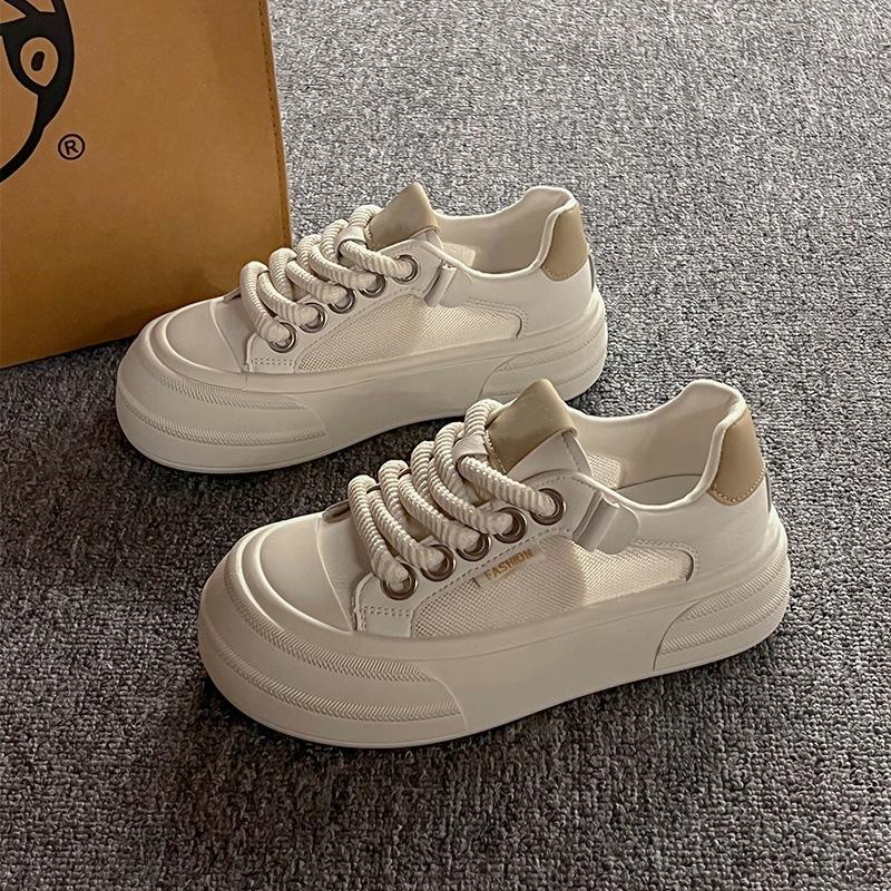 Thick-soled hole board shoes women's thin models, new breathable mesh shoes, muffin soles increase height, fashion, comfort and versatility