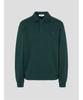 Binpolmen Solid Collared Neck Sweatshirt Green