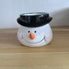 Christmas Flower Pot Succulents Planter Christmas Decorative Flower Pot,Snowman Santa Cartoon Planter Pots Art Decoration