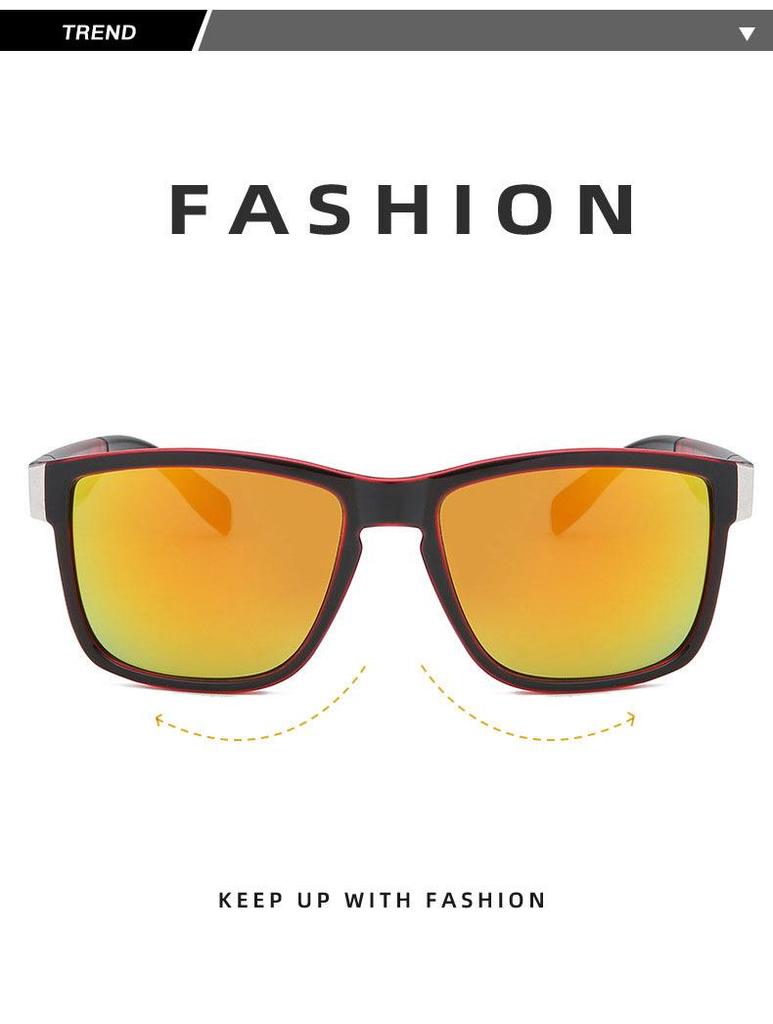 Unisex Square Frame Cycling & Beach Sunglasses - QS056
