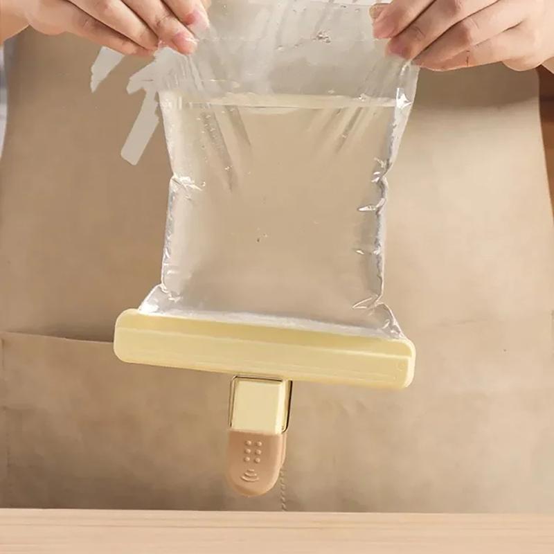 Silicone Sealing Clip,Kitchen Moisture Preservation Plastic Bag Potato Chips Food Sealing Milk Powder Tea Snacks Clip