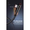 120W USB To Type C Weaving Data Cable Single Bend Braided Data Cable PD Fast Charging Cords 0.25m/1m/1.5m/2m Fast Charge Wires