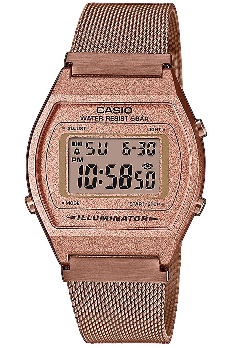 

CASIO Casio Standard Women s Digital Watch, Metal Mesh, Pink Gold, B640WMR-5A [Parallel Import]