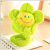Sunflower Plush Toys Curtain Buckle Lovely Smiling Face Plush Flower Clips Bind Rope Valentine's Day Present Gift