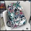 Schoolbag High value lightweight student schoolbag Large capacity fashion graffiti casual back High school students men and women outdoor backpack