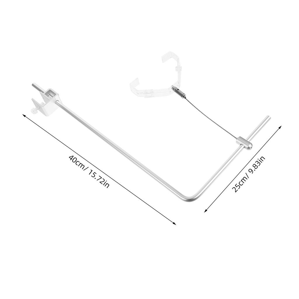 2Pcs Aluminum Fish Tank Light Bracket Adjustable Aquarium Lamp Rack For Freshwater Tank Light Stand Aquarium Light Holder Mount