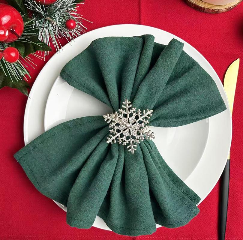 6pcs Cotton Cloth Napkins Summer Dinner Table Napkins Cloth Washable 16"×16"For Wedding Baby Bridal Shower Birthday Garden Party
