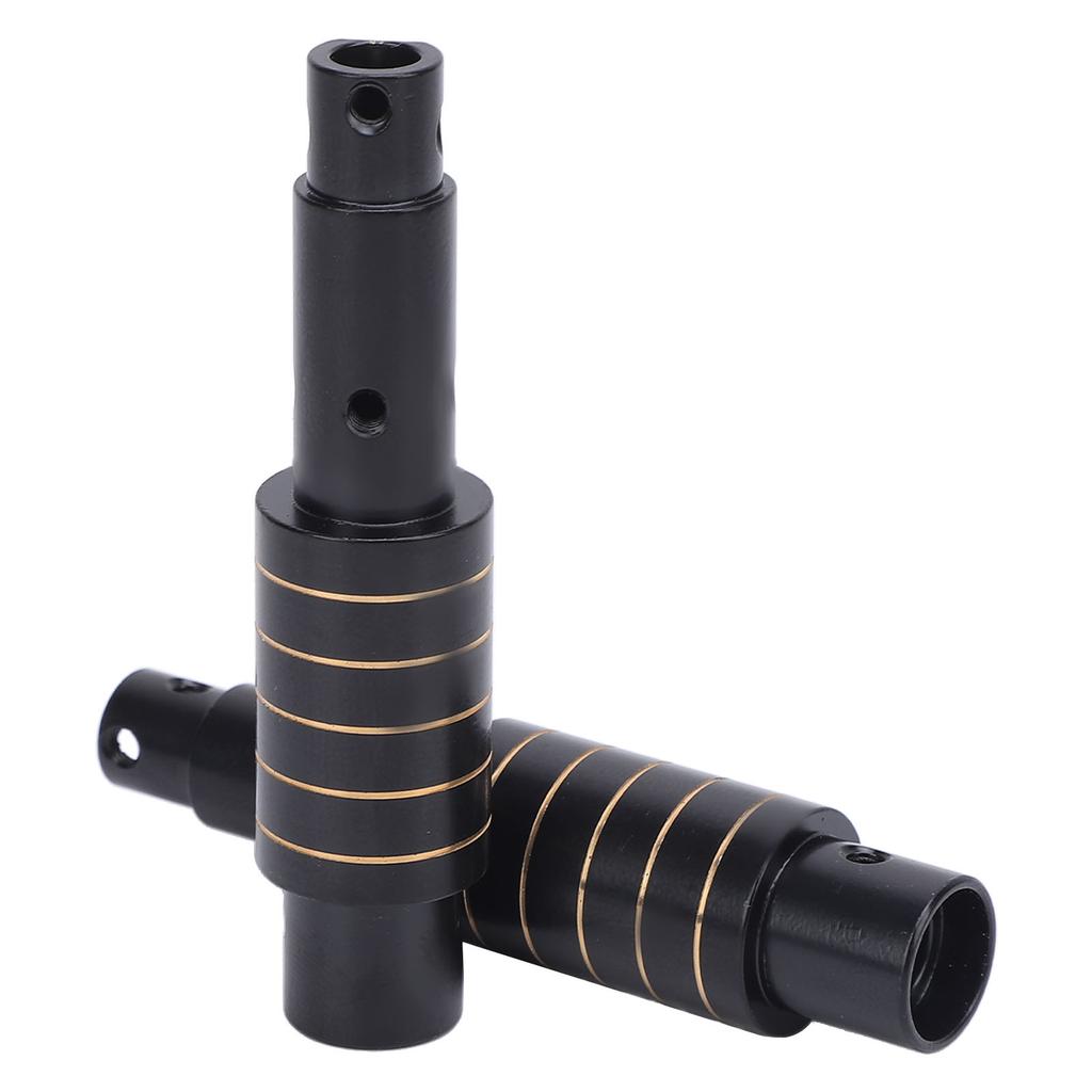 2Pcs RC Rear Axle Tube Brass Remote Control Car Axle Tube Set for Axial SCX10 Pro 1/10