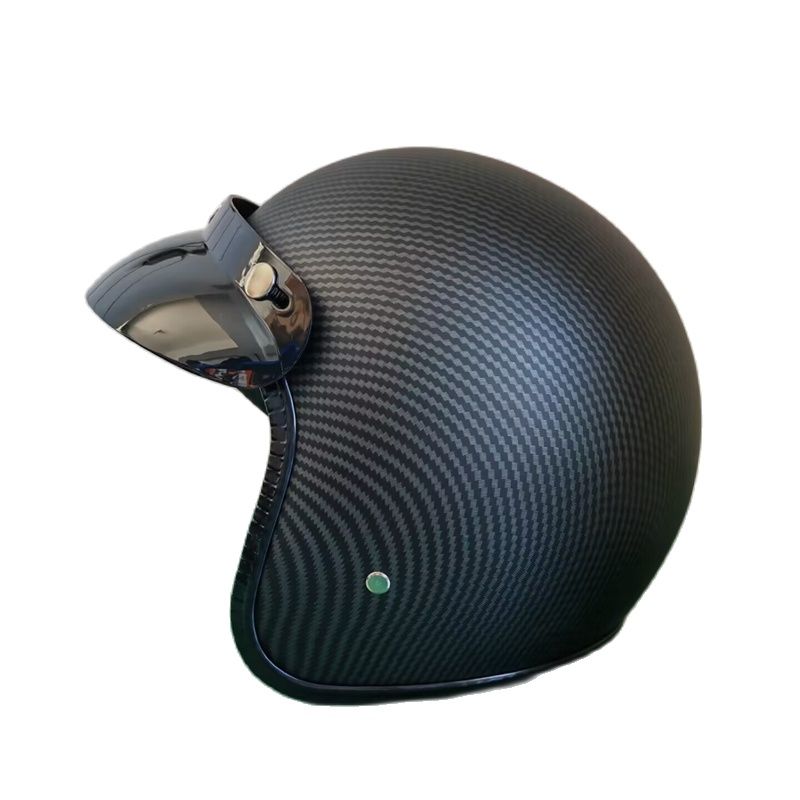 Retro 3/4 Open Face Motorcycle Helmet DOT Approved Cafe Racer Chopper Casco Retro Style CE Certified