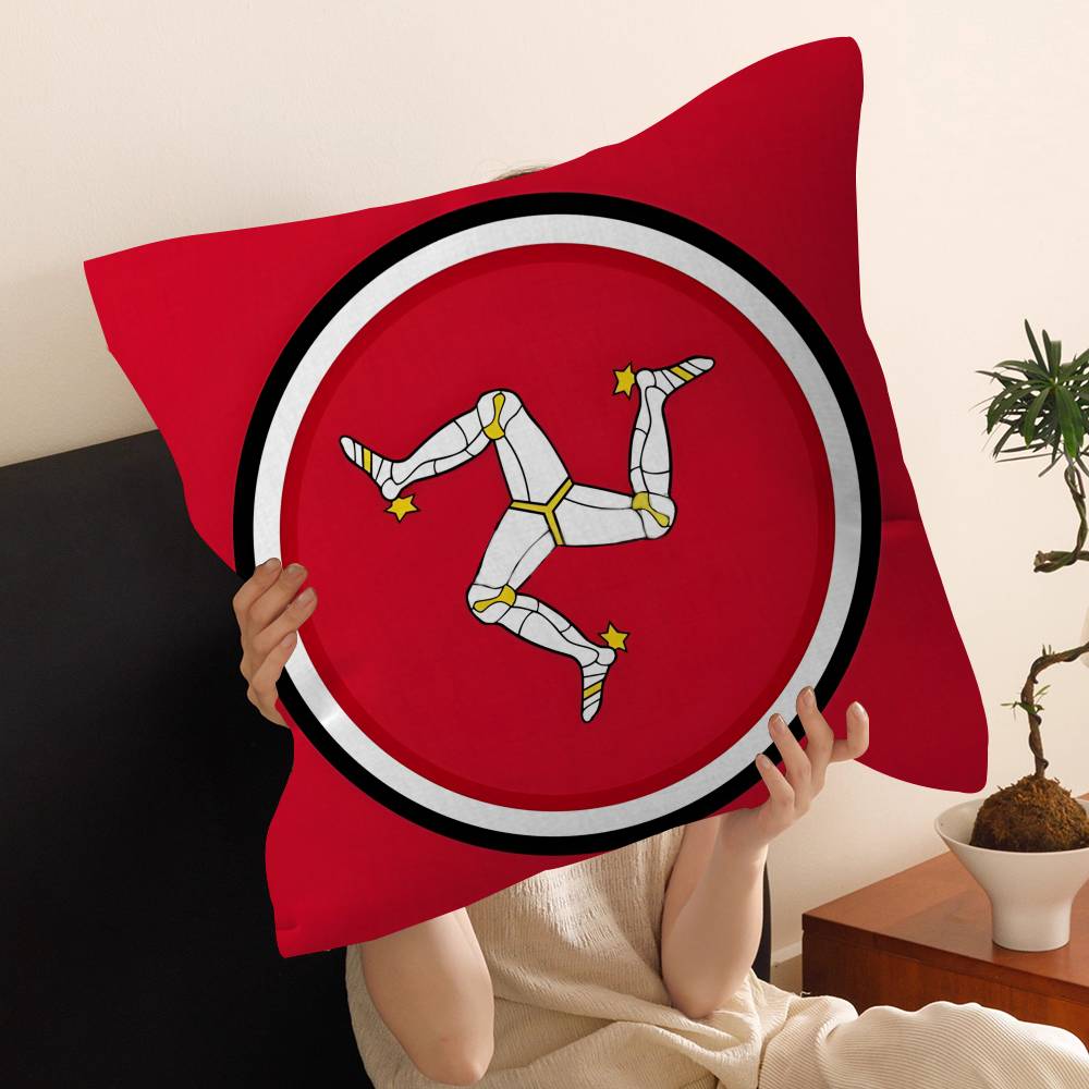 Motorcycle I-Isle Of Man TT Personalized Pillow Cover Kids Bedroom Wild Party Decor Pillowcase kid Birthday shower Gift