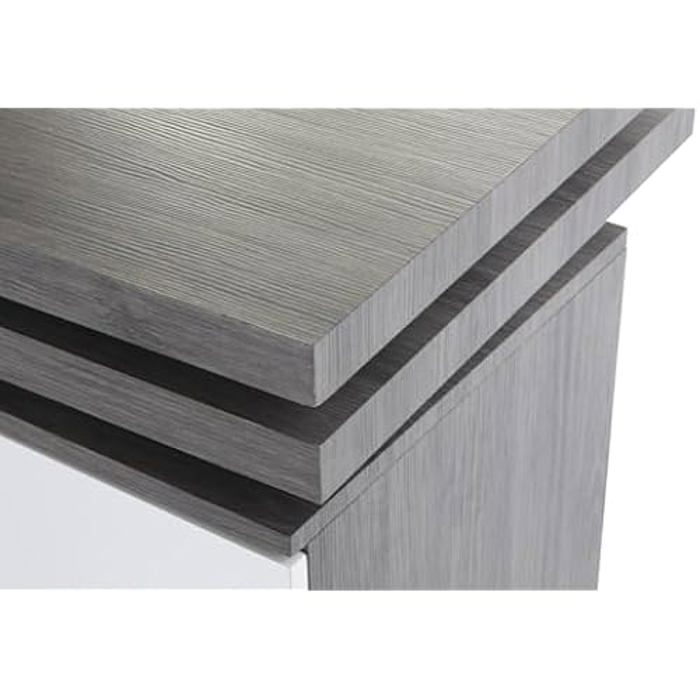 Bureau - DKD HOME DECOR - Standard - Métal Et MDF - Gris - 150x120x75 Cm