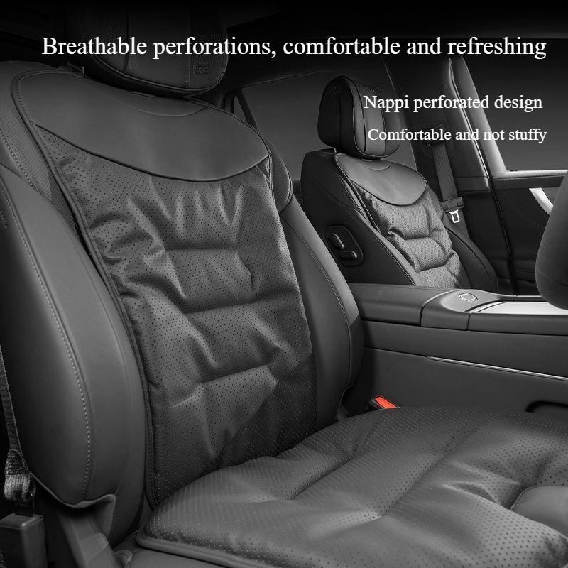 Nappi Leather Universal Premium Car Seat Cushion Breathable All-Season Comfort New Car Seat Covers Seat Accessories