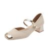 Niche Mary Jane Shoes New Spring and Summer with Skirts Thick Heels High Heels French Fairy Shoes Gentle Fashion Single Shoes