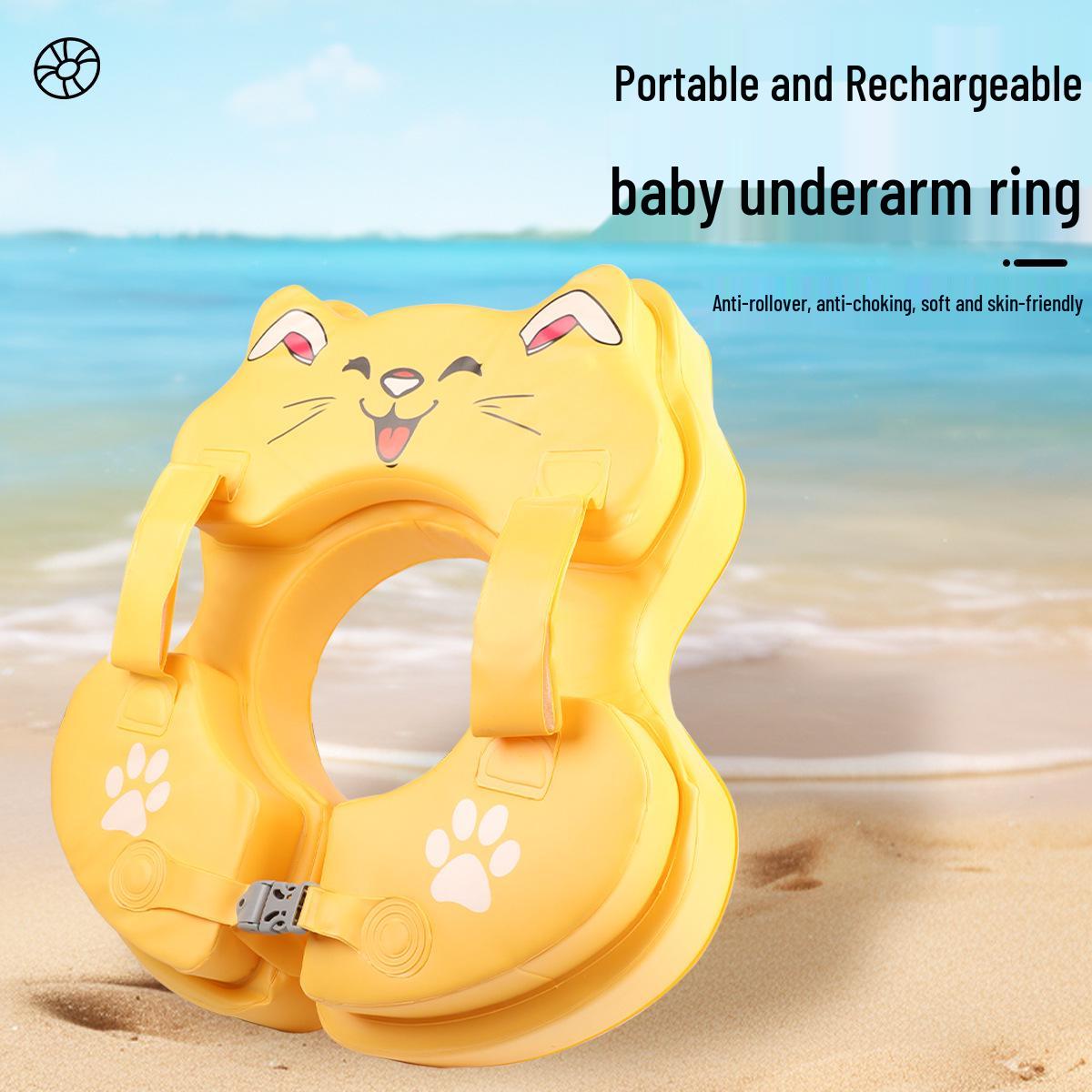 

Надувной круг для плавания для младенцев, 0-3 года, поддержка под мышками